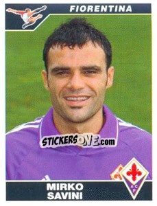 Sticker Mirko Savini - Calciatori 2004-2005 - Panini