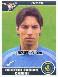 Sticker Hector Fabian Carini - Calciatori 2004-2005 - Panini