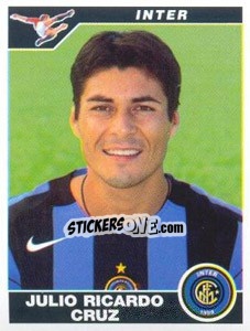 Figurina Julio Ricardo Cruz - Calciatori 2004-2005 - Panini