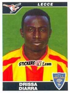 Cromo Drissa Diarra - Calciatori 2004-2005 - Panini