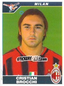 Sticker Cristian Brocchi - Calciatori 2004-2005 - Panini