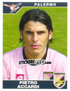 Sticker Pietro Accardi - Calciatori 2004-2005 - Panini