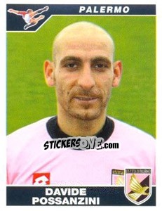 Sticker Davide Possanzini - Calciatori 2004-2005 - Panini