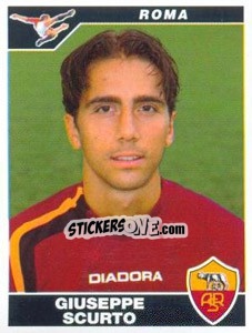 Figurina Giuseppe Scurto - Calciatori 2004-2005 - Panini