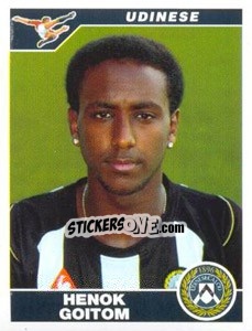 Sticker Henok Goitom - Calciatori 2004-2005 - Panini