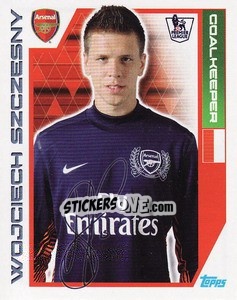 Sticker Wojciech Szczesny - Premier League Inglese 2011-2012 - Topps