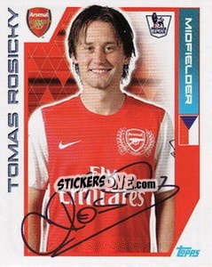 Sticker Tomas Rosicky - Premier League Inglese 2011-2012 n. 14 - Topps