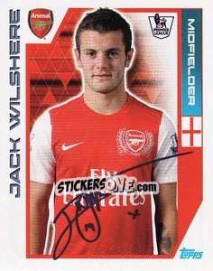 Sticker Jack Wilshere - Premier League Inglese 2011-2012 - Topps