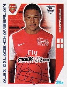 Sticker Alex Oxlade-Chamberlain - Premier League Inglese 2011-2012 n. 22 - Topps