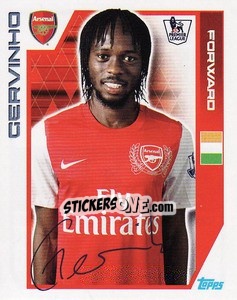 Sticker Gervinho - Premier League Inglese 2011-2012 n. 23 - Topps