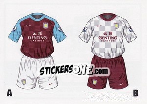 Figurina Kits - Premier League Inglese 2011-2012 - Topps