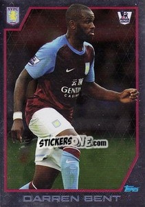 Sticker Star Player - Darren Bent - Premier League Inglese 2011-2012 - Topps
