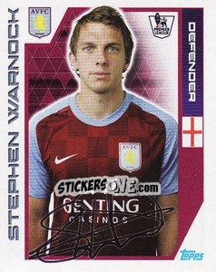 Cromo Stephen Warnock - Premier League Inglese 2011-2012 - Topps