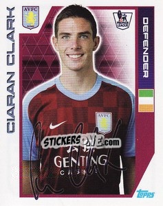 Sticker Ciaran Clark - Premier League Inglese 2011-2012 n. 34 - Topps