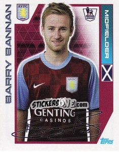 Sticker Barry Bannan - Premier League Inglese 2011-2012 n. 35 - Topps