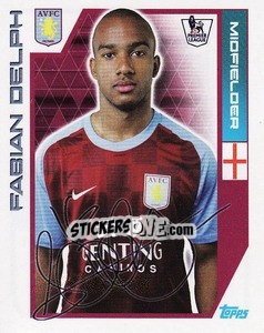 Sticker Fabian Delph - Premier League Inglese 2011-2012 n. 36 - Topps