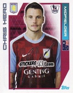 Figurina Chris Herd - Premier League Inglese 2011-2012 - Topps