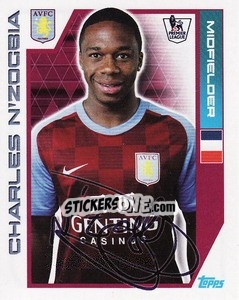 Figurina Charles N'Zogbia - Premier League Inglese 2011-2012 n. 40 - Topps