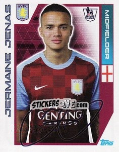 Sticker Jermaine Jenas - Premier League Inglese 2011-2012 - Topps