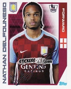 Sticker Nathan Delfouneso - Premier League Inglese 2011-2012 n. 43 - Topps