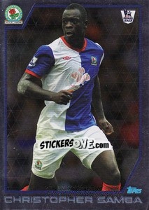 Sticker Star Player - Christopher Samba - Premier League Inglese 2011-2012 - Topps