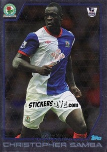Sticker Star Player - Christopher Samba - Premier League Inglese 2011-2012 n. 50 - Topps