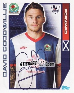 Figurina David Goodwillie - Premier League Inglese 2011-2012 - Topps