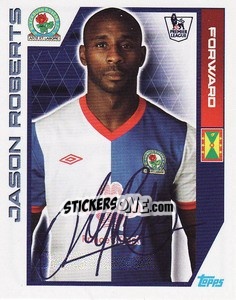 Sticker Jason Roberts - Premier League Inglese 2011-2012 - Topps