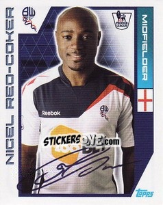 Sticker Nigel Reo-Coker - Premier League Inglese 2011-2012 n. 80 - Topps