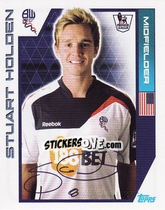 Sticker Stuart Holden - Premier League Inglese 2011-2012 n. 84 - Topps