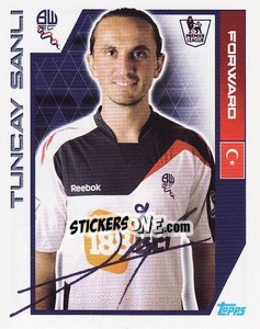 Sticker Tuncay Sanli - Premier League Inglese 2011-2012 n. 87 - Topps
