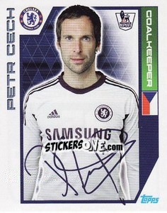 Sticker Petr Cech - Premier League Inglese 2011-2012 n. 95 - Topps