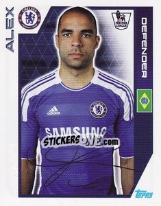 Sticker Alex - Premier League Inglese 2011-2012 n. 96 - Topps