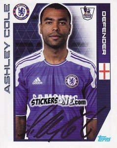 Sticker Ashley Cole - Premier League Inglese 2011-2012 n. 97 - Topps