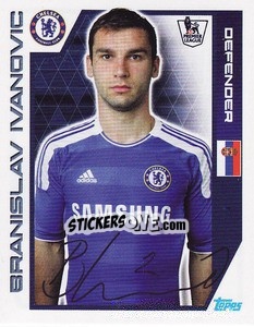 Sticker Branislav Ivanovic - Premier League Inglese 2011-2012 n. 98 - Topps