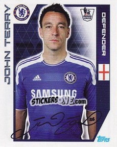 Sticker John Terry - Premier League Inglese 2011-2012 n. 99 - Topps