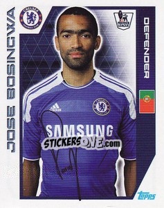 Sticker Jose Bosingwa - Premier League Inglese 2011-2012 n. 101 - Topps