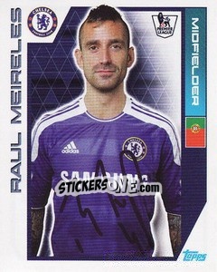 Sticker Raul Meireles - Premier League Inglese 2011-2012 n. 108 - Topps