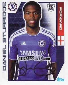 Sticker Daniel Sturridge - Premier League Inglese 2011-2012 - Topps