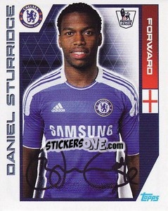 Figurina Daniel Sturridge - Premier League Inglese 2011-2012 - Topps