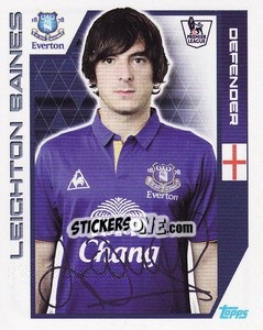 Sticker Leighton Baines - Premier League Inglese 2011-2012 n. 120 - Topps