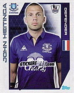 Sticker John Heitinga - Premier League Inglese 2011-2012 n. 122 - Topps