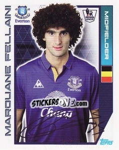 Sticker Marouane Fellaini - Premier League Inglese 2011-2012 n. 123 - Topps