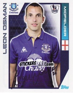 Figurina Leon Osman - Premier League Inglese 2011-2012 - Topps