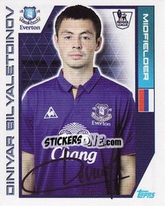 Sticker Diniyar Bilyaletdinov - Premier League Inglese 2011-2012 n. 127 - Topps