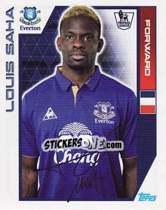 Sticker Louis Saha - Premier League Inglese 2011-2012 n. 133 - Topps