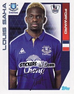 Figurina Louis Saha - Premier League Inglese 2011-2012 - Topps