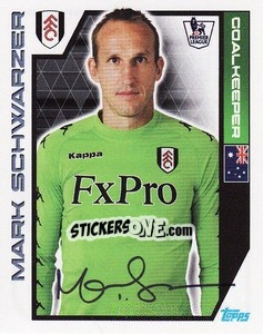 Sticker Mark Schwarzer - Premier League Inglese 2011-2012 - Topps