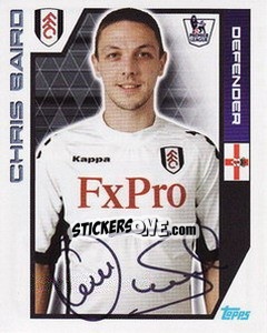 Sticker Chris Baird - Premier League Inglese 2011-2012 - Topps