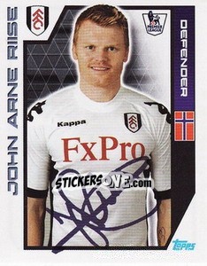 Sticker John Arne Riise - Premier League Inglese 2011-2012 n. 145 - Topps